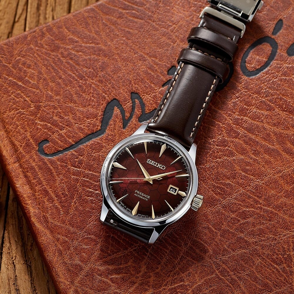 Seiko Presage SRPL21J1 Automatic Leather Indicator Made in Japan