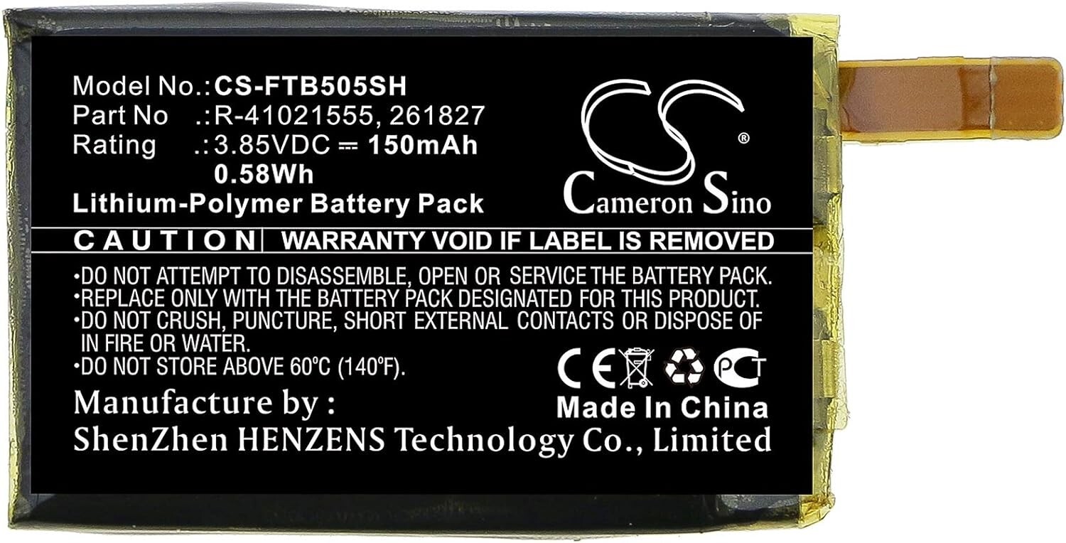 Fitbit Versa Se Battery 150mAh 3.85V Lithium Ion For FB505 FB504