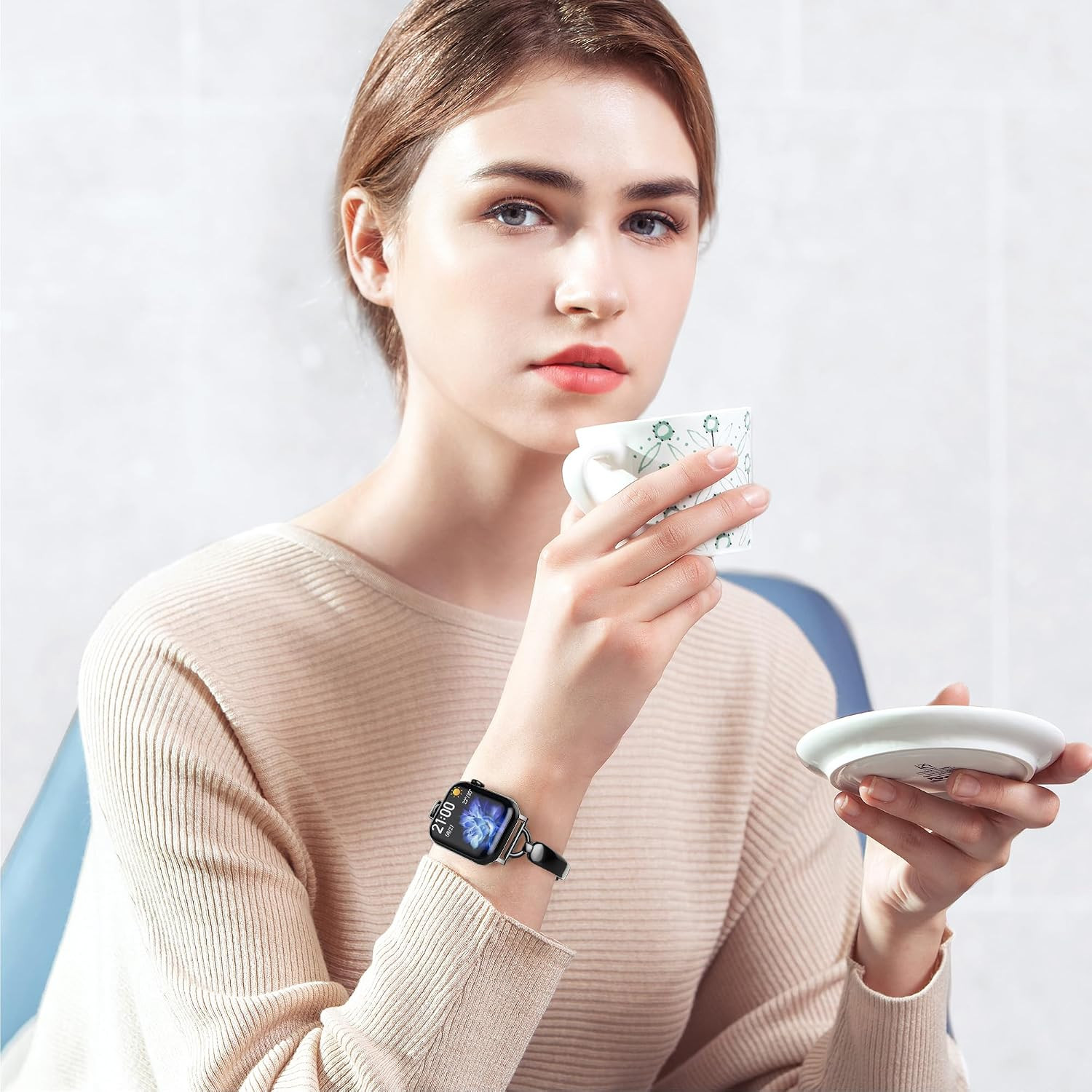 Slim Band Compatible with Apple Watch 41/40/38/44/45/46/49/42Mm | SE Series 11 1