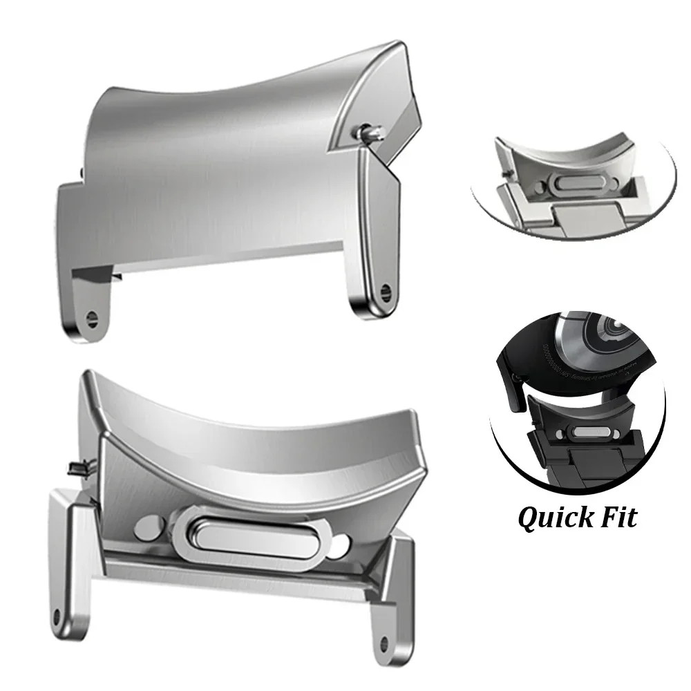 20mm No Gap Stainless Steel Adapter for Samsung Galaxy Watch 7/6/5/4 Pro