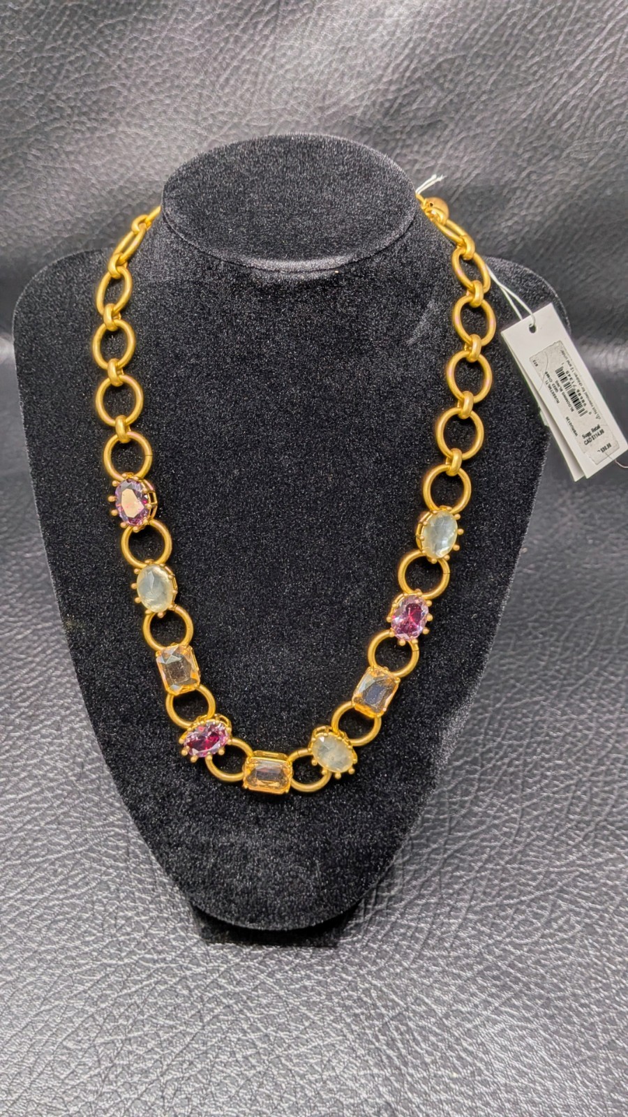 Kate Spade New Old Stock NOS Gold Tone And CZ Fashion Necklace.