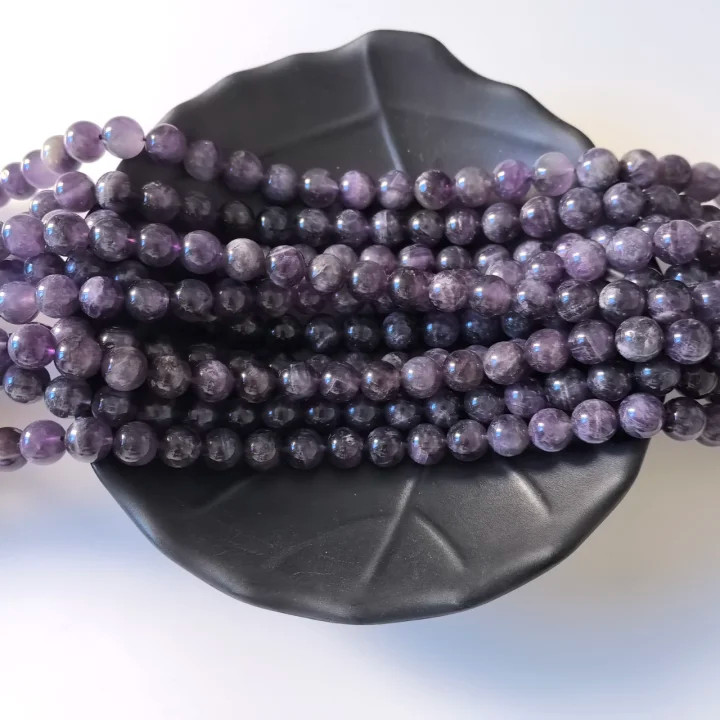 10 Strand Natural Amethyst Stone Round Spacer Loose Beads 10mm Jewelry SWC0