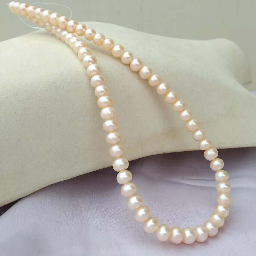 Perfect AAA+7-8mm South Sea Pearl Necklace 14K Gold 18/36 inch