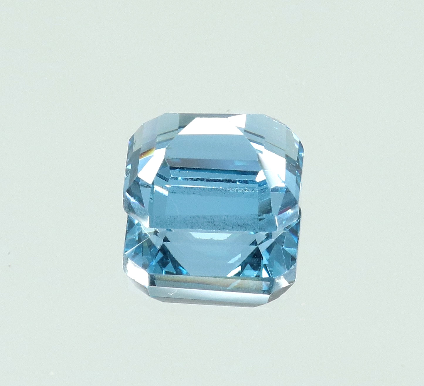 Natural 7.75 Ct Museum Blue Aquamarine Emerald Cut Certified Loose Gemstone