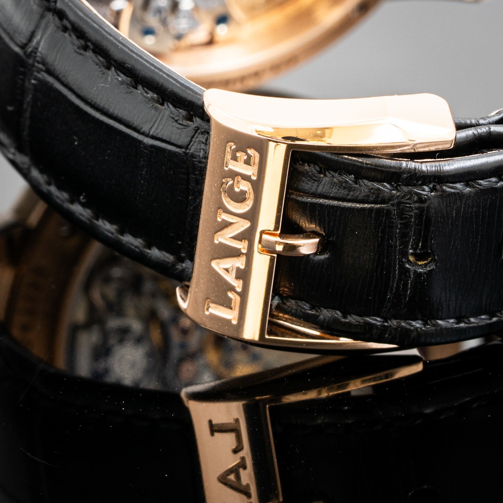 A. Lange & Söhne 1815 Chronograph Pink Gold 414.031 Box and Papers