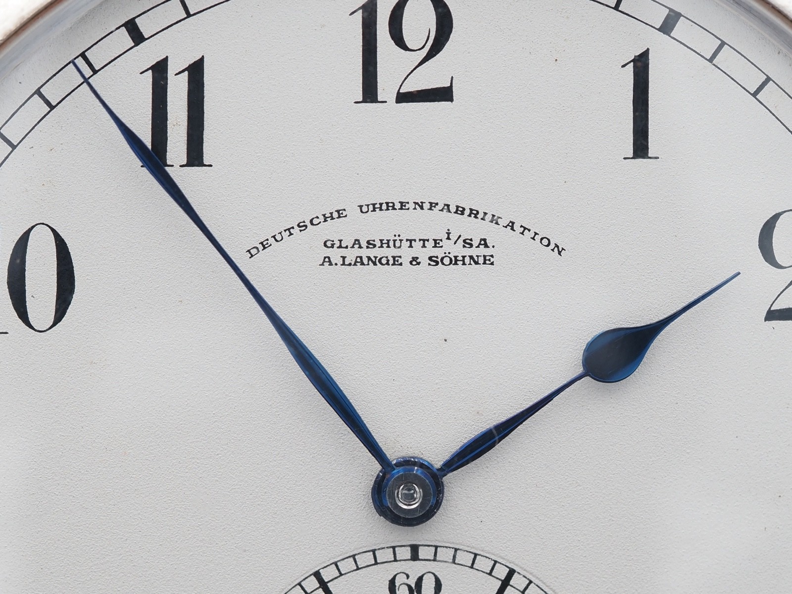A. Lange & Söhne Pocket Watch Glashütte Silver 93701 With Box & Certificate