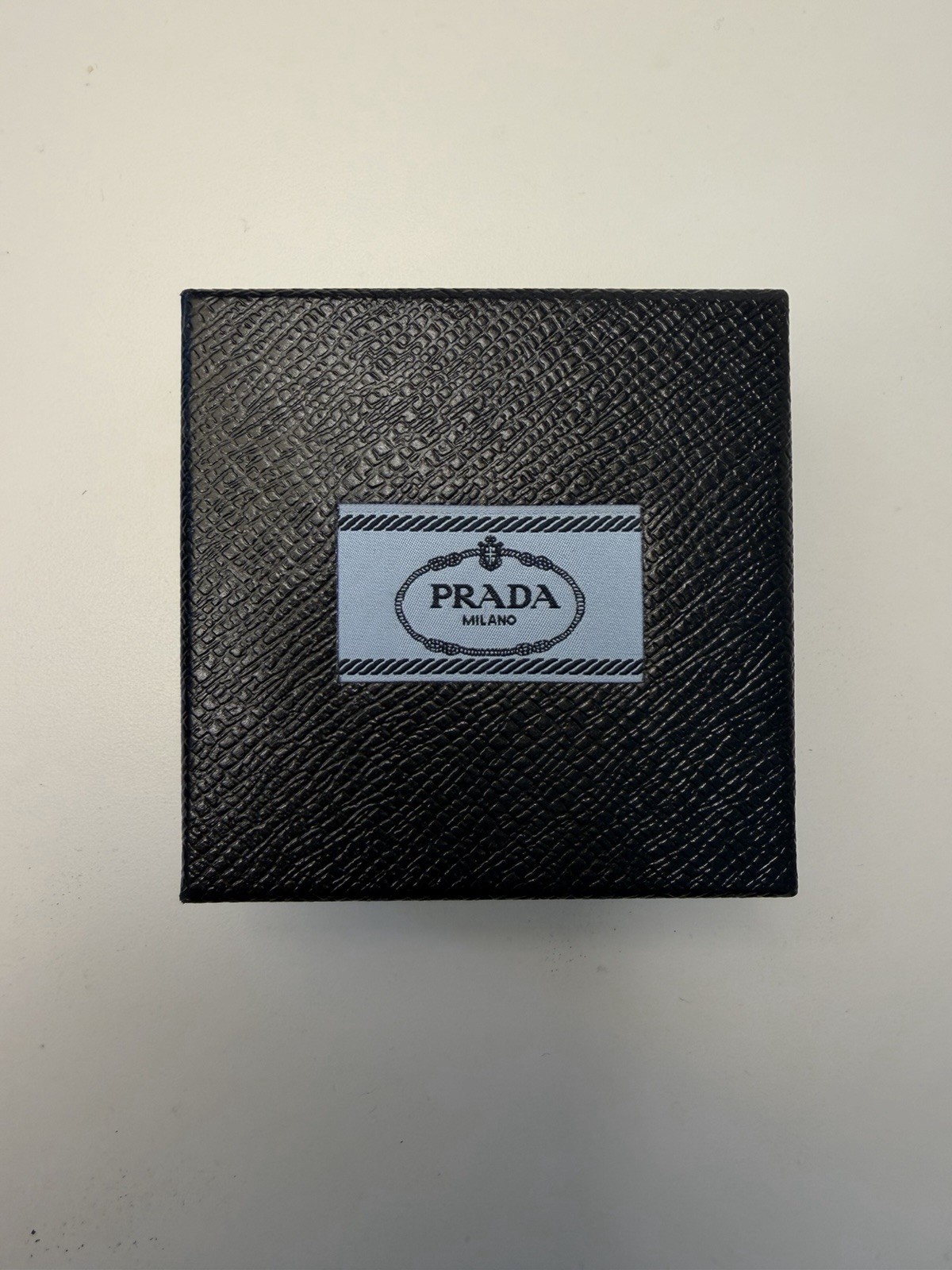 Authentic Prada Symbole Single Earring Left Lobe Silver Modern Punk