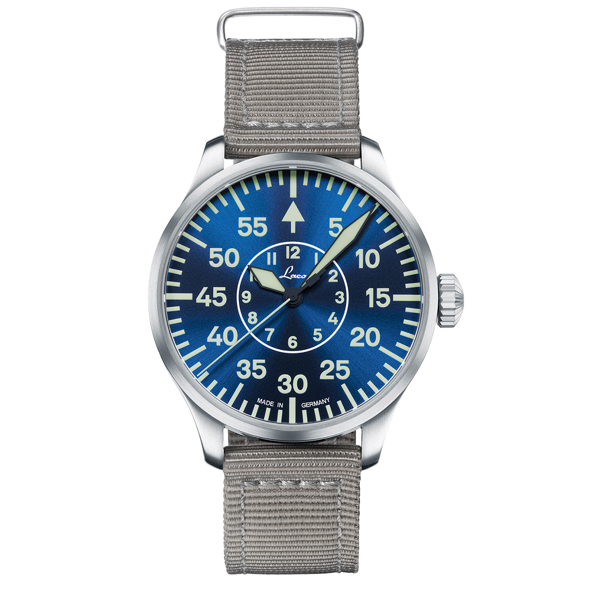 Aachen Blaue Stunde 42 nylon bracelet | Blue Dial Wristwatch 862101.2