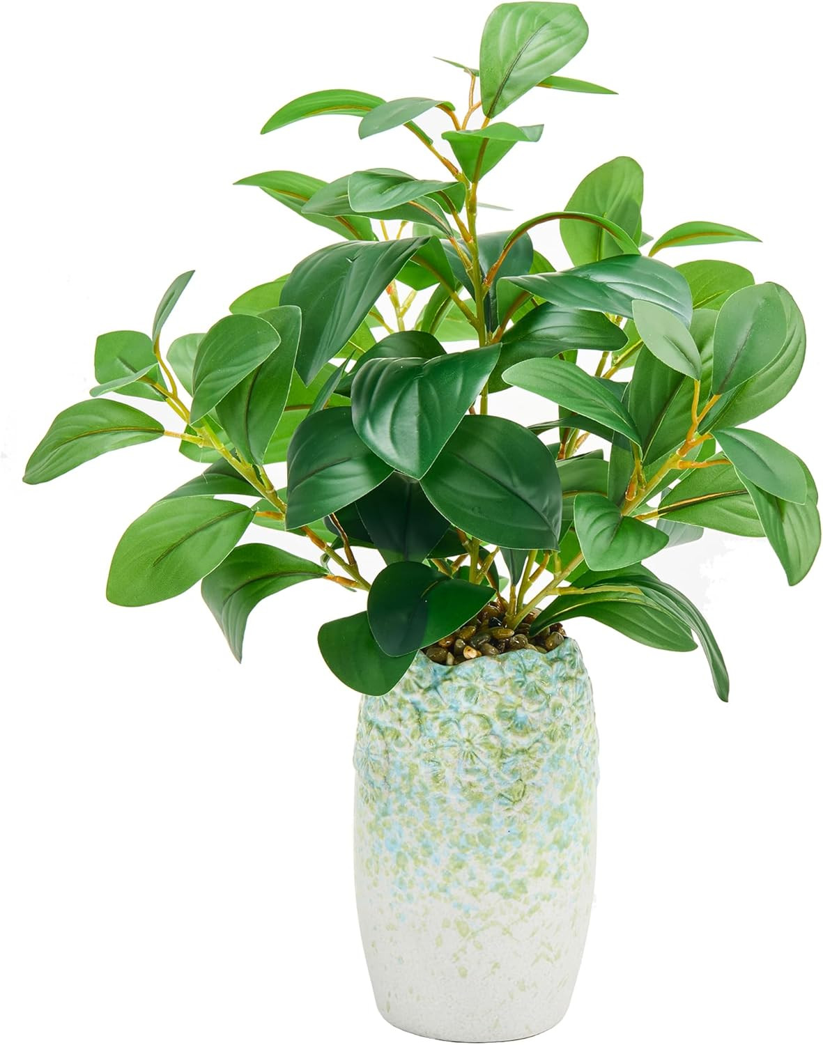K&Y Realistic Artificial Potted Plants Olive Wild Fern Berry Decor Low Maintenan