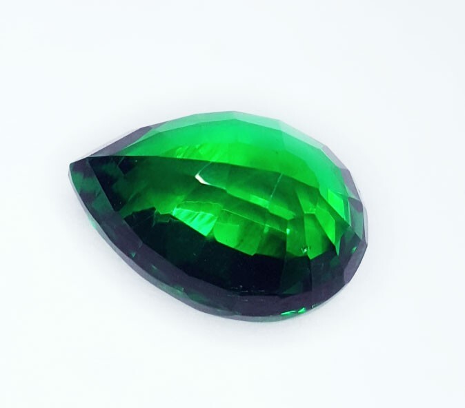 Certified Natural Tsavorite Green Garnet Loose Gemstone 18 Ct Pear Shape A46