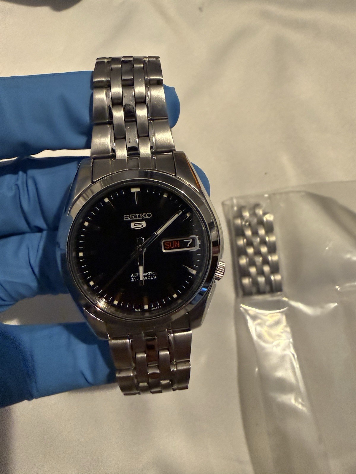 Seiko 5 Sports Men’s Black Watch – SNK361