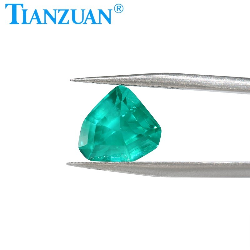 Irregular Shape YAG Paraiba Color Yttrium Aluminum Garnet Loose gemstone