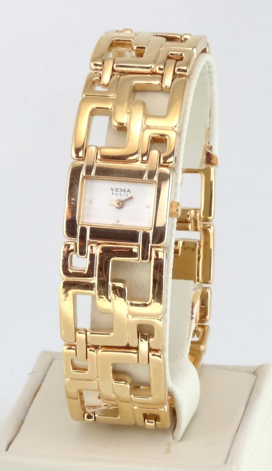 YEMA Paris YM 630 Women’s Quartz Goldtone Watch *New Vintage stock with box