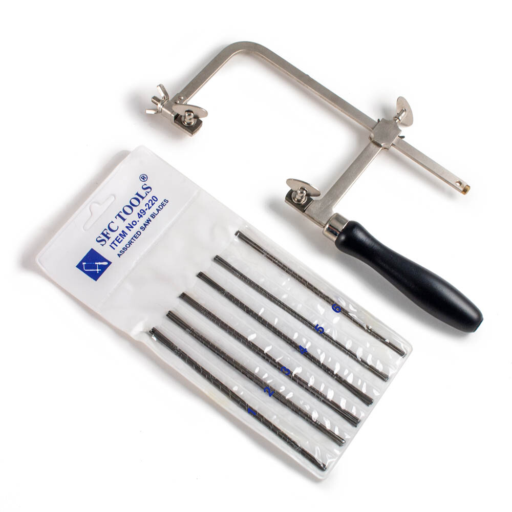 Jewelers Saw Frame Set with Blades 1 to 6 – SFC Tools – 49-232