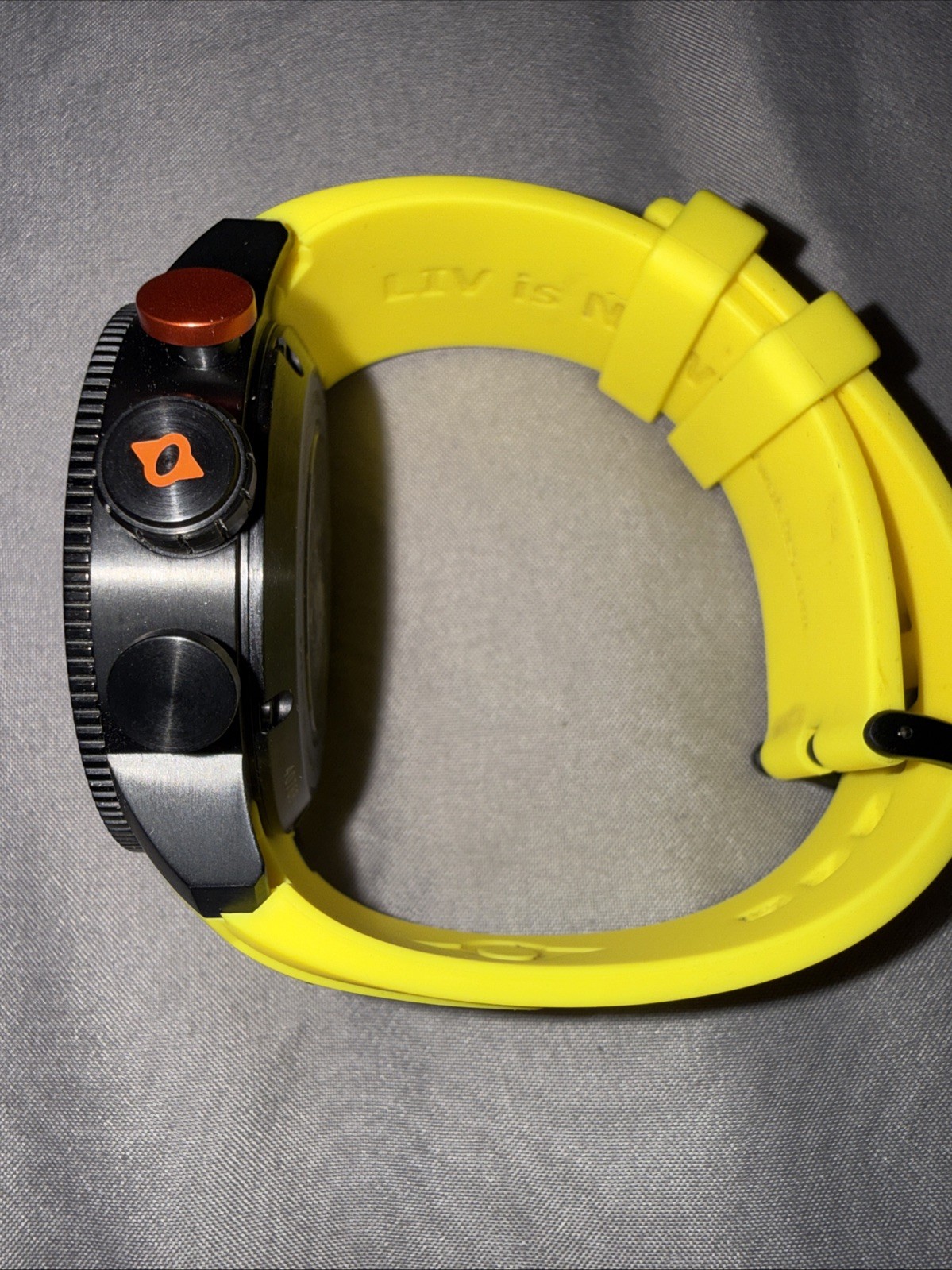 P-51 Big Pilot Ferocious Franki Yellow Watch No Box