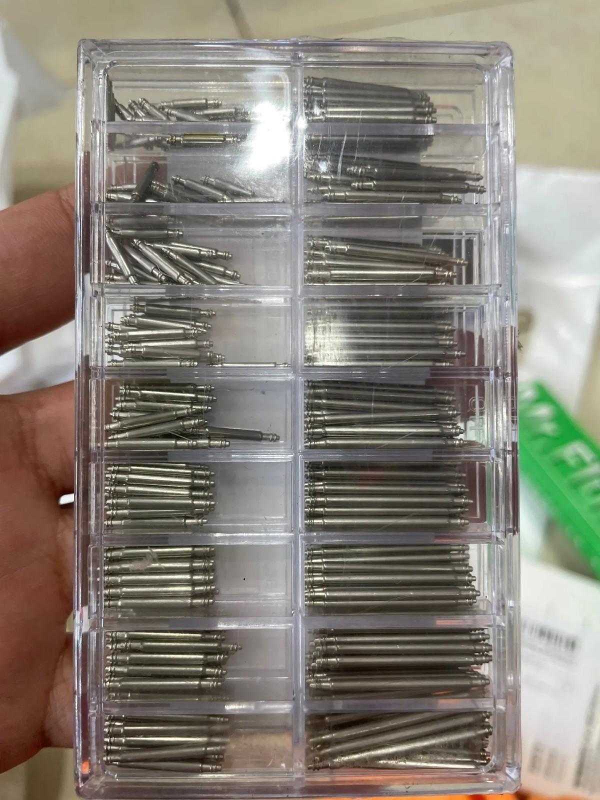 360pcs Watch PINS SPRING BARS Band Strap Link 8-25mm Repair Kit Stainless
