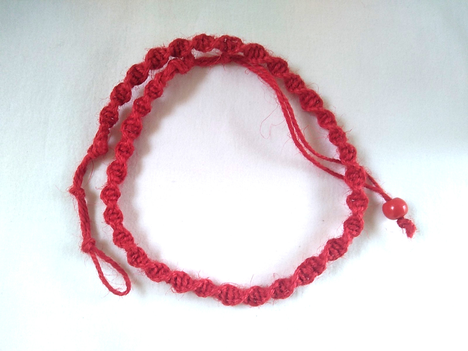 SURFER HEMP BRAID NECKLACE 24″ Adj Men Women Teen Boho Hippie USA Seller New