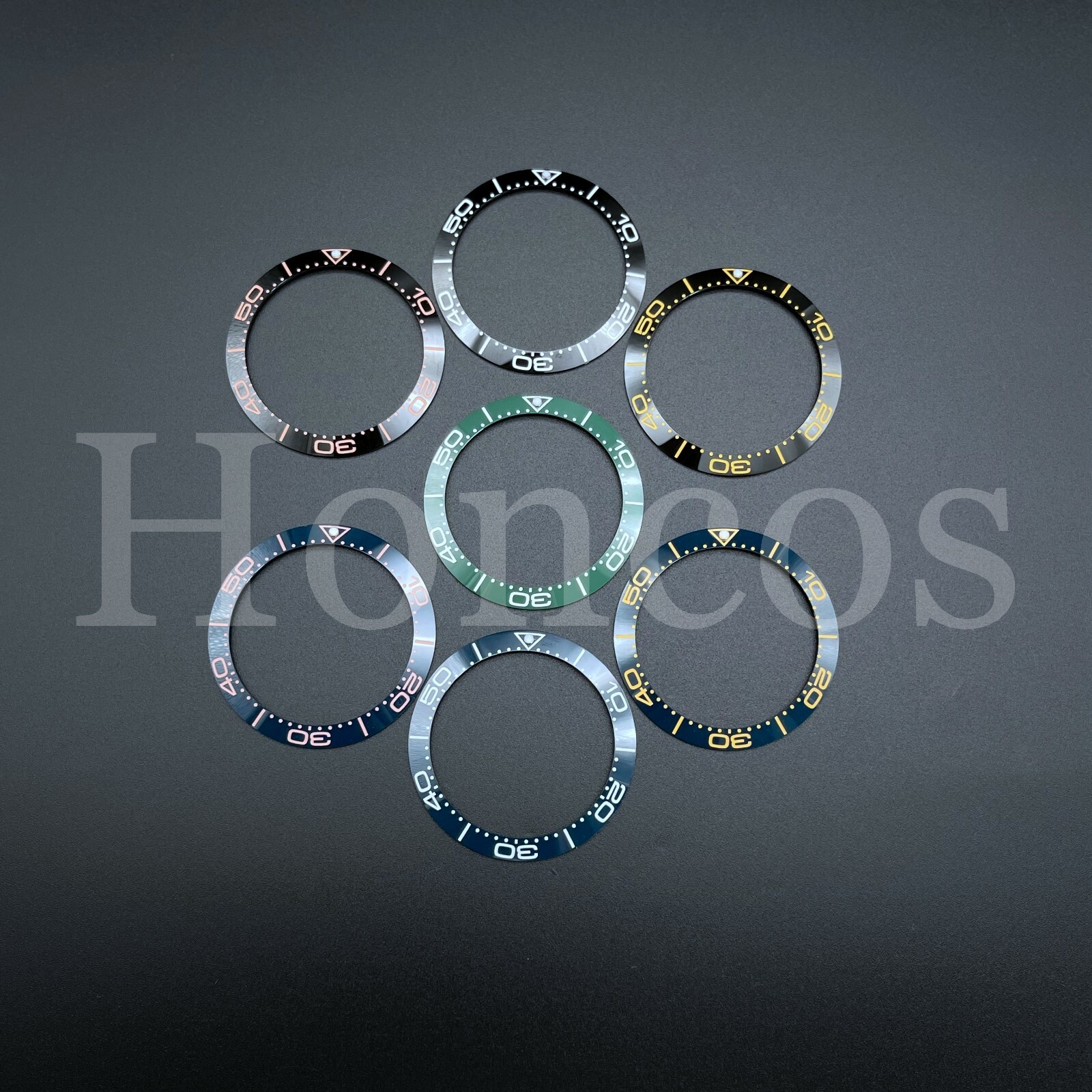 38mm Fashion Ceramic Bezel Insert fits for Omega Seiko SKX007/009 Watches USA