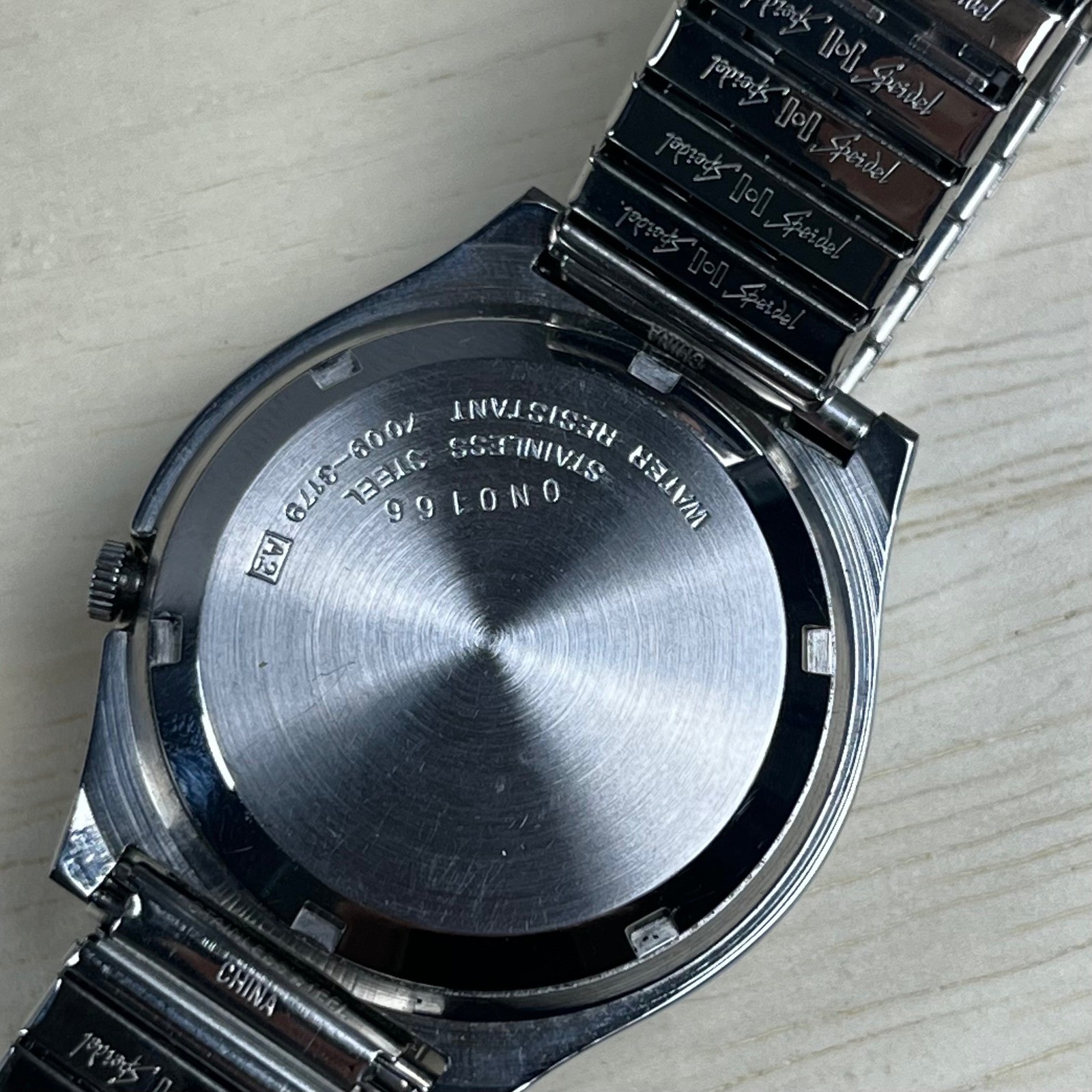 Seiko Automatic 17 Jewels Vintage Watch Silver Dial Day Date 6309-8970 Speidel