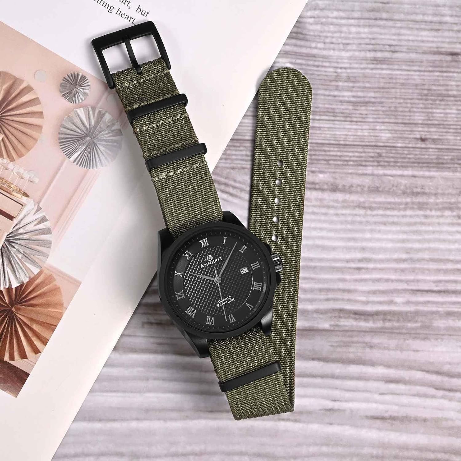 Lightweight & Breathable Nylon Watch Strap – Sizes 16mm to 22mm – Quick Install