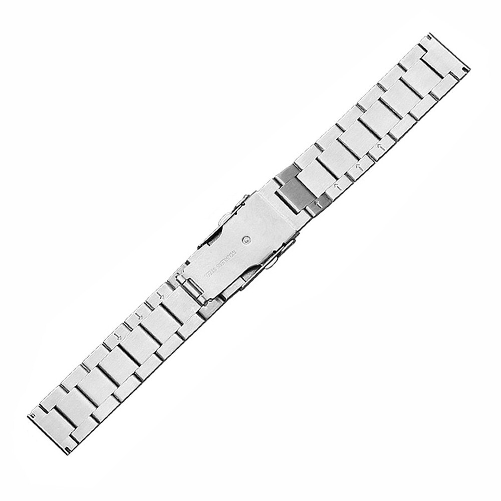 New High Quality Pure Solid Stainless Steel Watch Strap Band 18mm 20mm 22mm 24mm