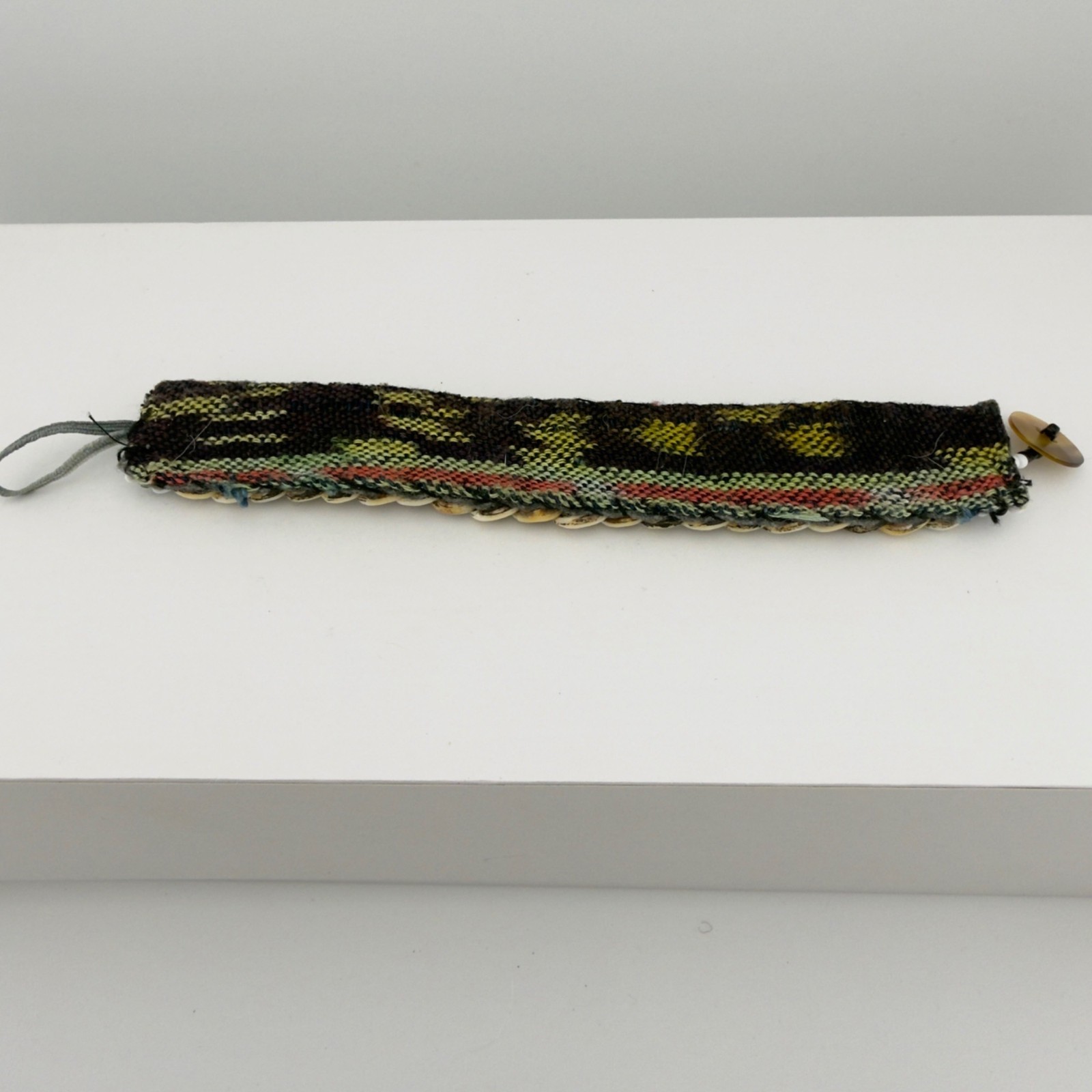Cowrie Shell Bracelet Wide Band Boho Tribal Surfer Beach Coastal