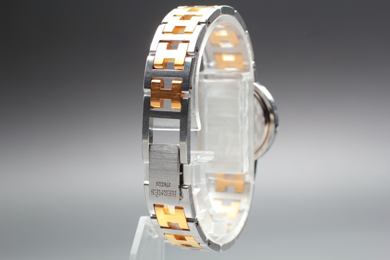 Vintage [NEAR MINT] HERMES Clipper 24mm Swiss made Qz Womens Watch From JAPAN