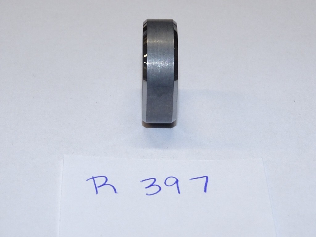 Triton Tungsten Carbide Wedding Ring 8mm Size 10-1/2 Brushed Dark Grey #R397