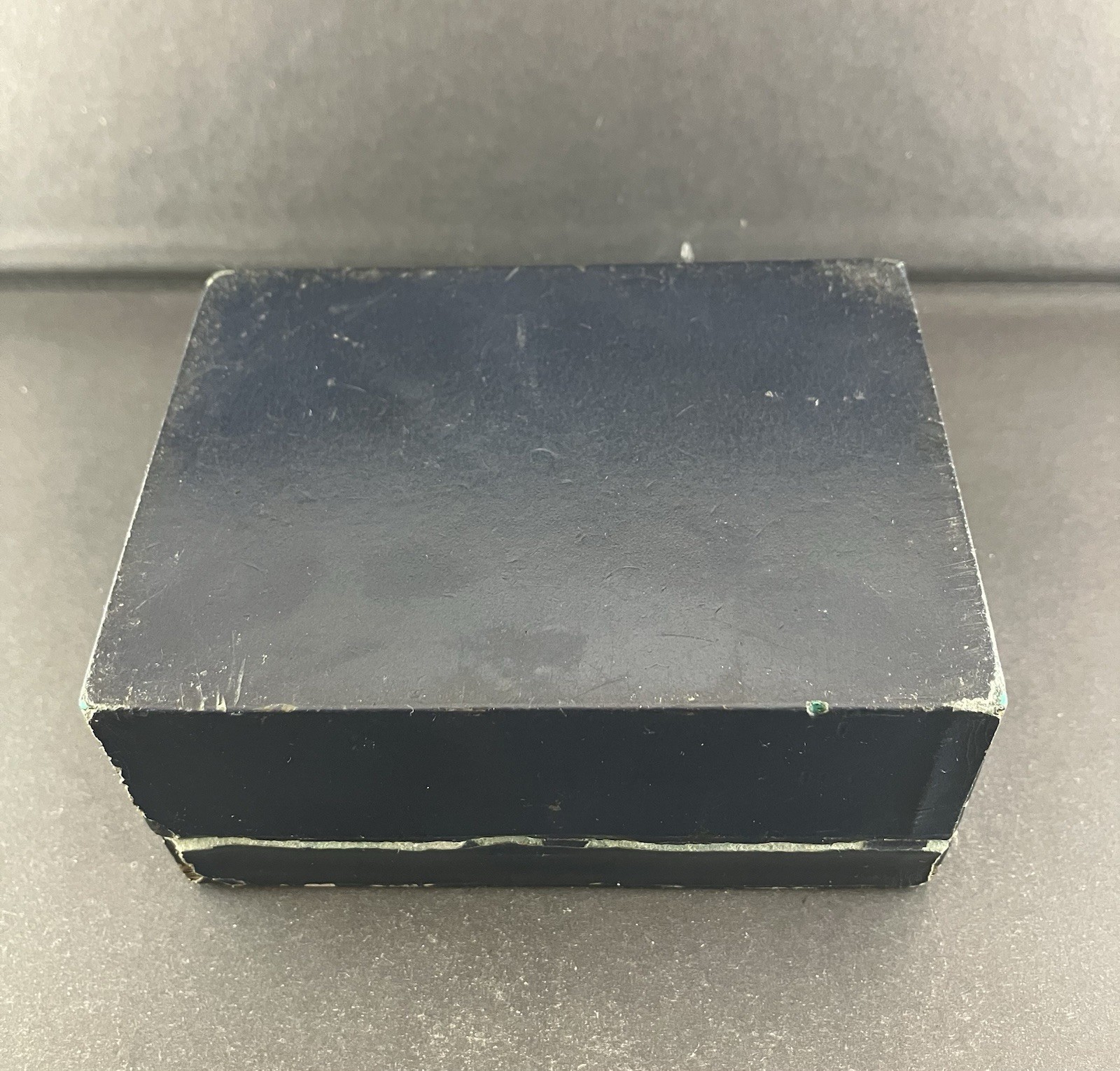 Vintage Bucherer dark blue watch presentation BOX. Swiss made.