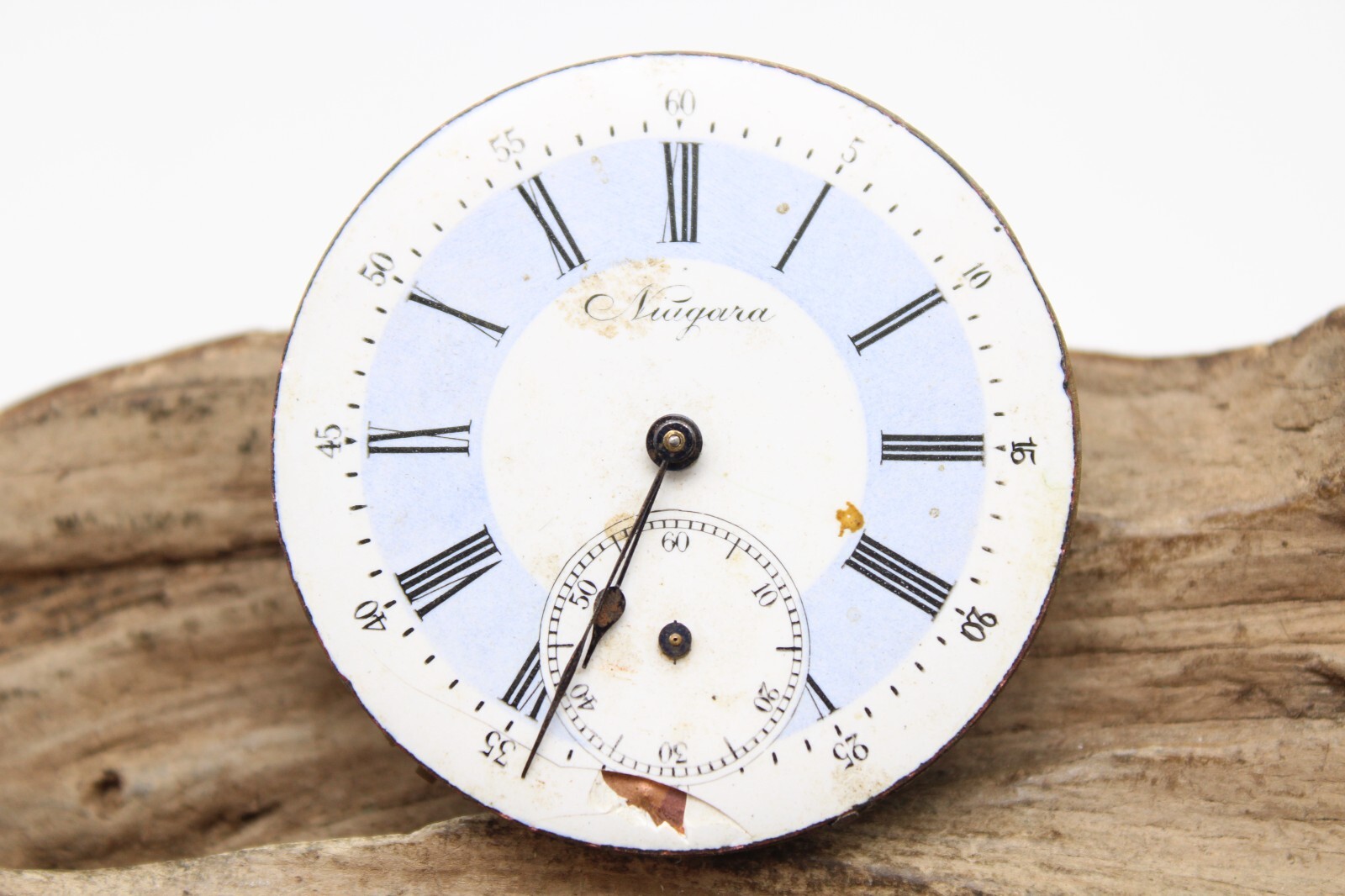 VINTAGE NIAGARA POCKET WATCH MOVEMENT 45.4mm FOR REPAIR (GF2)