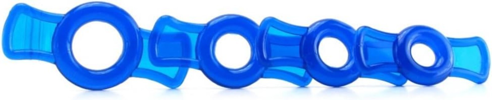 TitanMen 4 C-Ring Set – Adjustable Sizes for Firmer, Thicker Erections in Blue