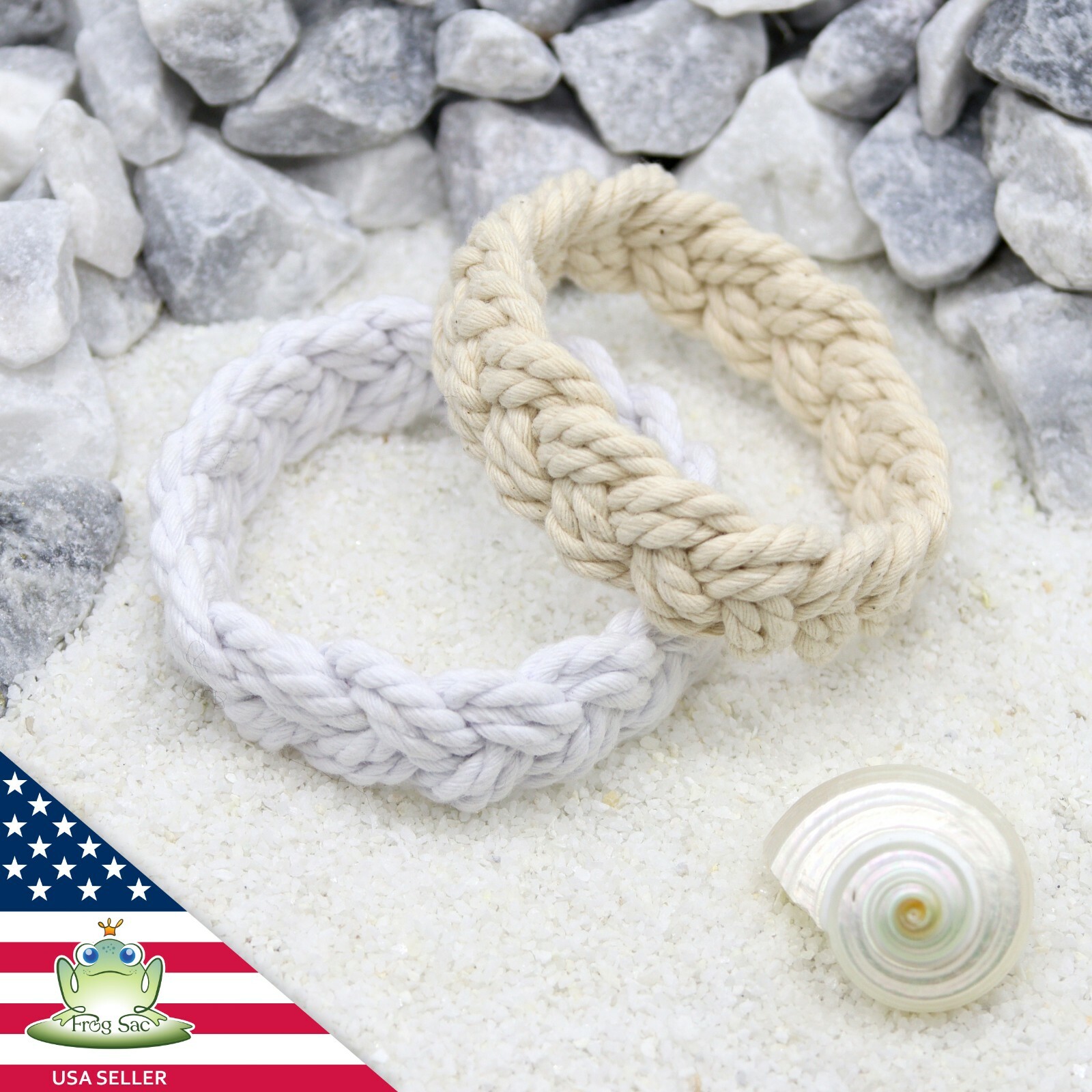 2 PCS Sailor Knot Bracelets, Nautical Knot Rope Bracelets
