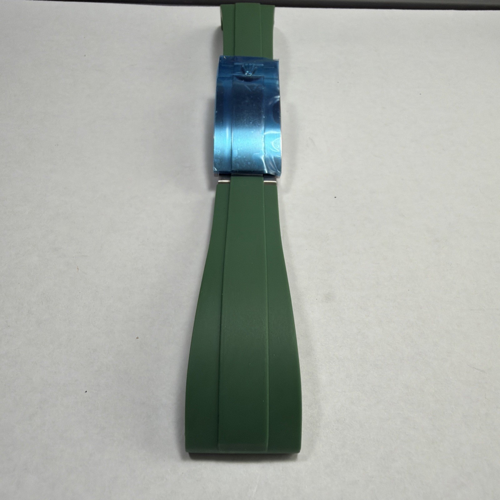 21mm Rubber Two-Piece Strap Set for Rolex SubmarinerE glide lock clasp 70/55