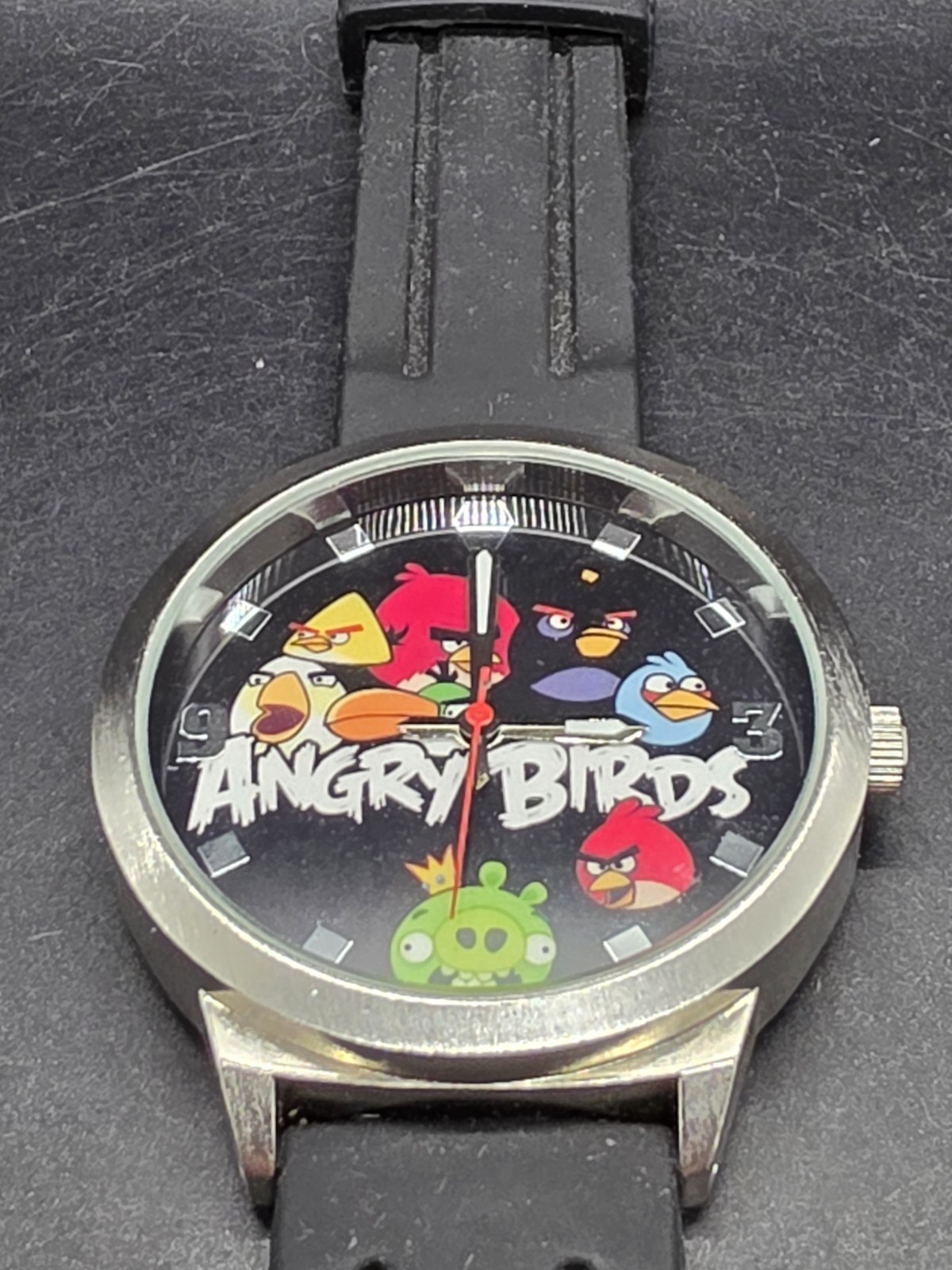 2009-13 HUGE ANGRY BIRD ROVIO ENERTAINMENT WATCH VIDEO GAME Needs New Battery