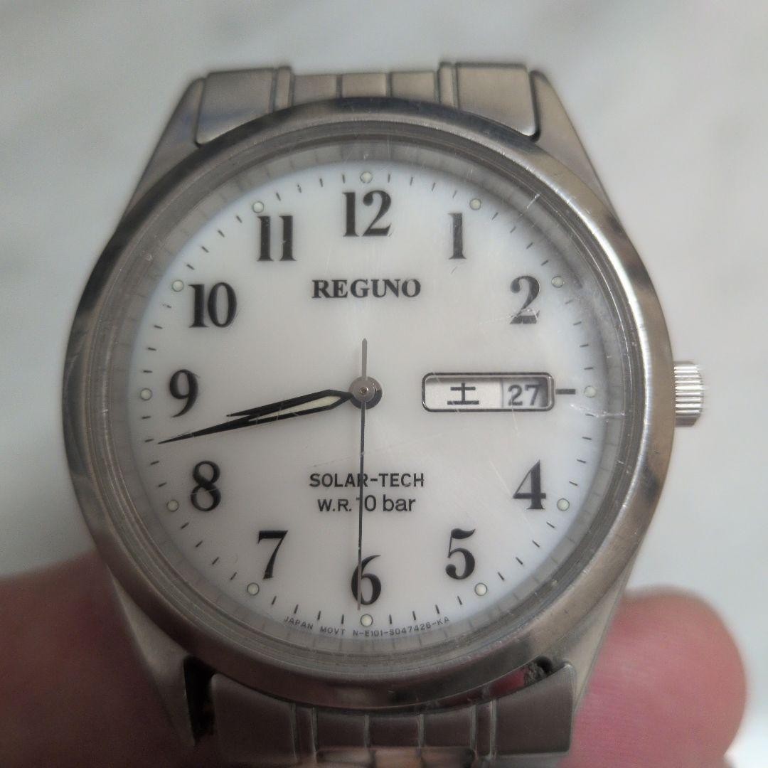 REGUNO SOLAR-TECH wristwatch. Working condition! Citizen