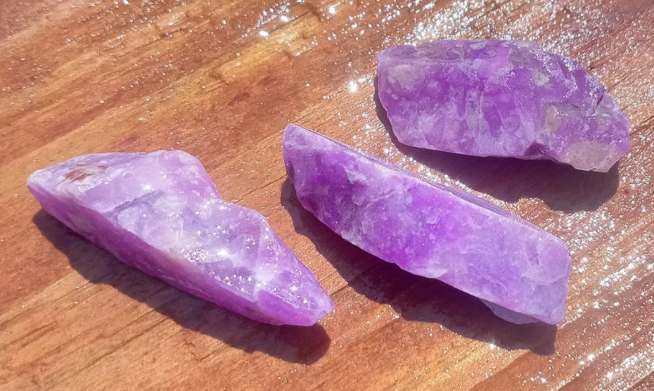 AAA Magenta Sugilite Gel Rough -55Cts- 3 pcs