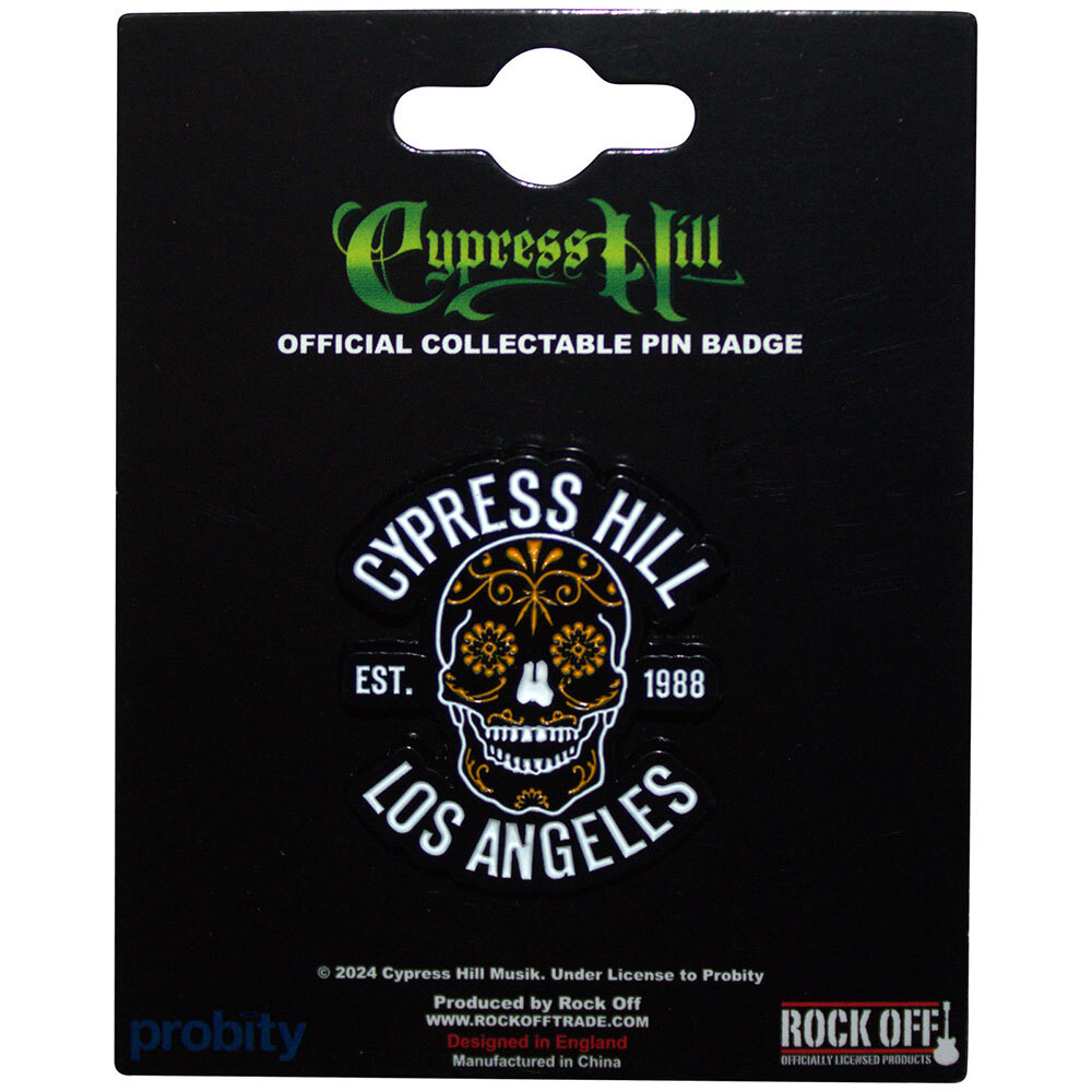 CYPRESS HILL – LOS ANGELES 1988 – LAPEL/HAT PIN – BRAND NEW – MUSIC CYPPIN01