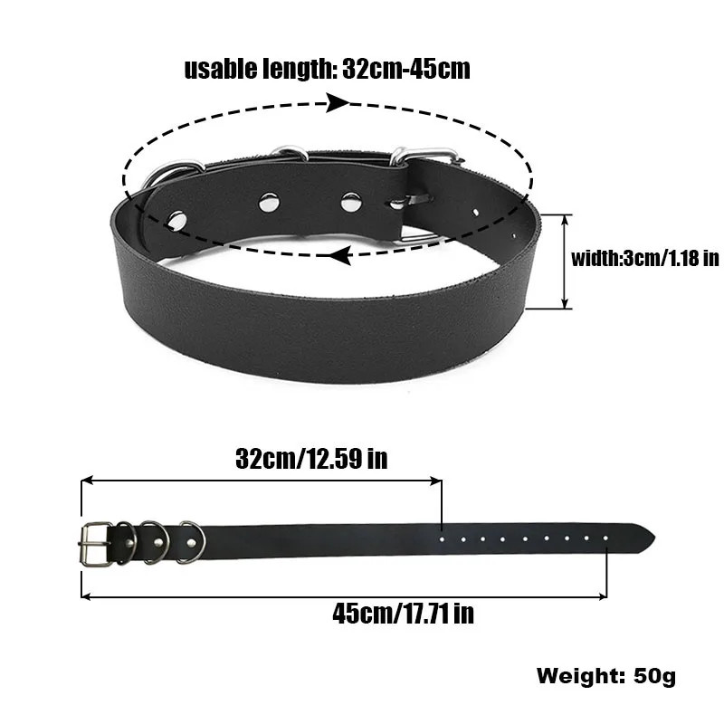 Leather Choker Collar Custom Letter Necklaces For Women Men YES DADDY HOTWIFE Y7