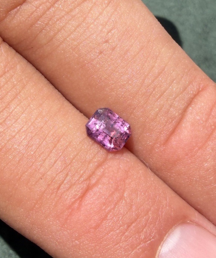 0.96 ct Octagon Ruby | 5.7 × 4.7 × 3.3 mm