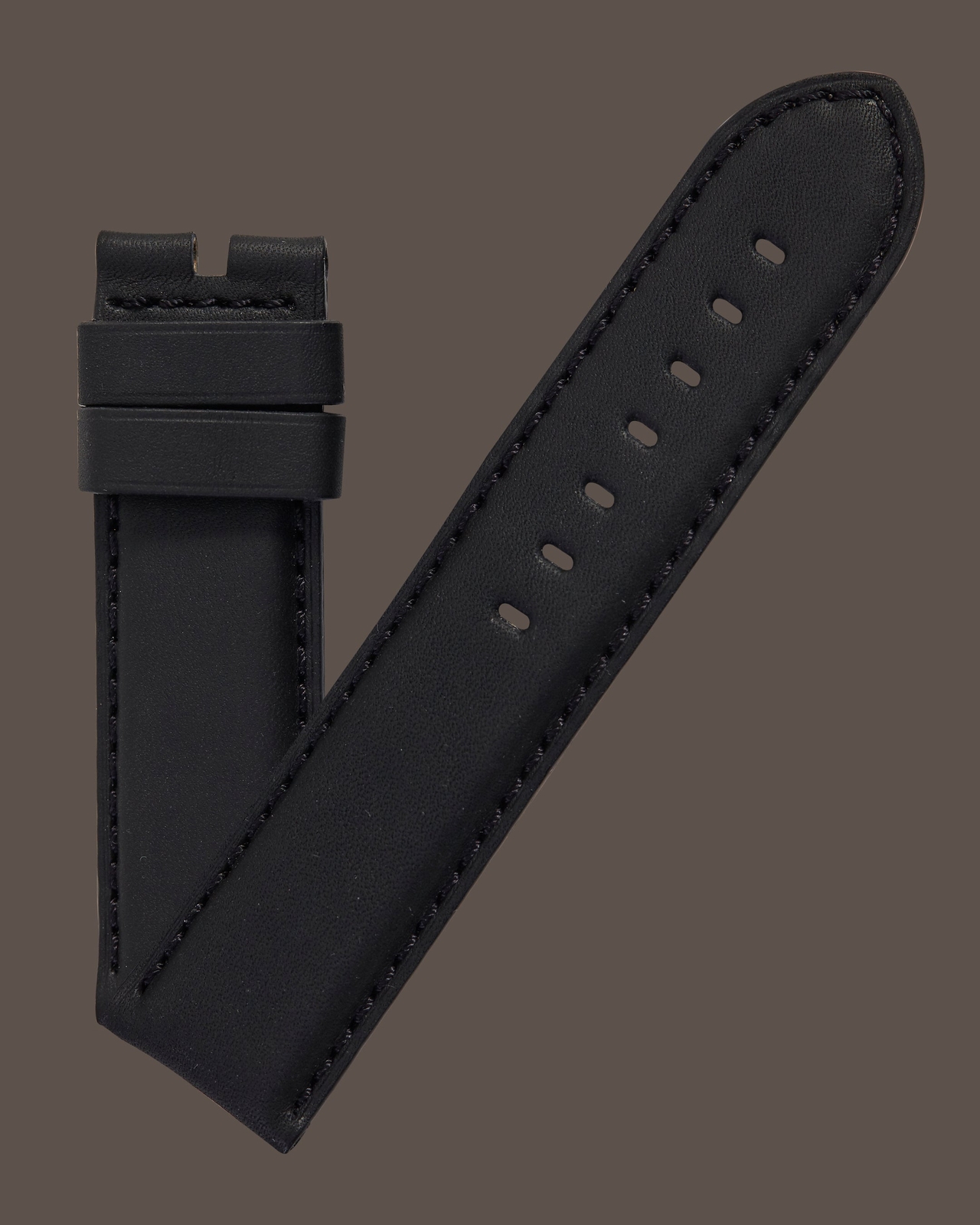 Ernst Benz 22mm x 22mm Black John Varvatos Leather Band John Varvatos Black