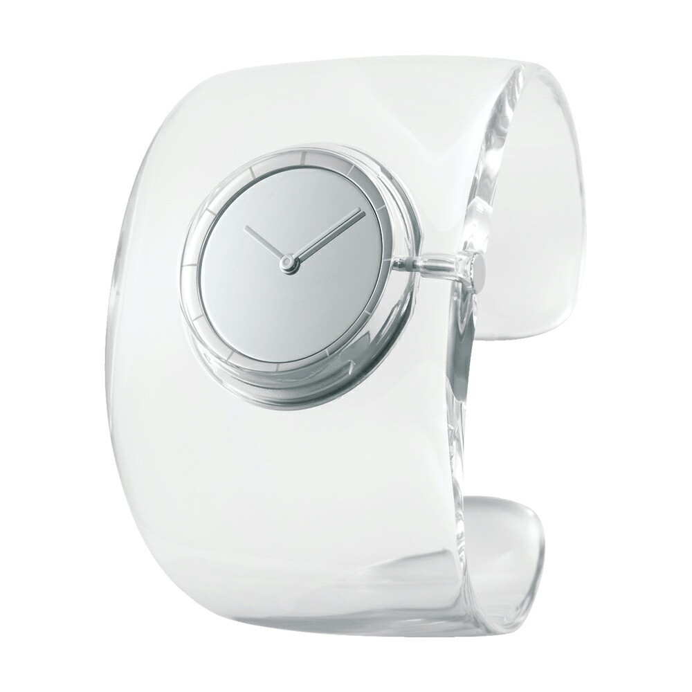 ISSEY MIYAKE NYAS001 O-Bold bangle Wrist Watch Clear Tokujin Yoshioka NEW