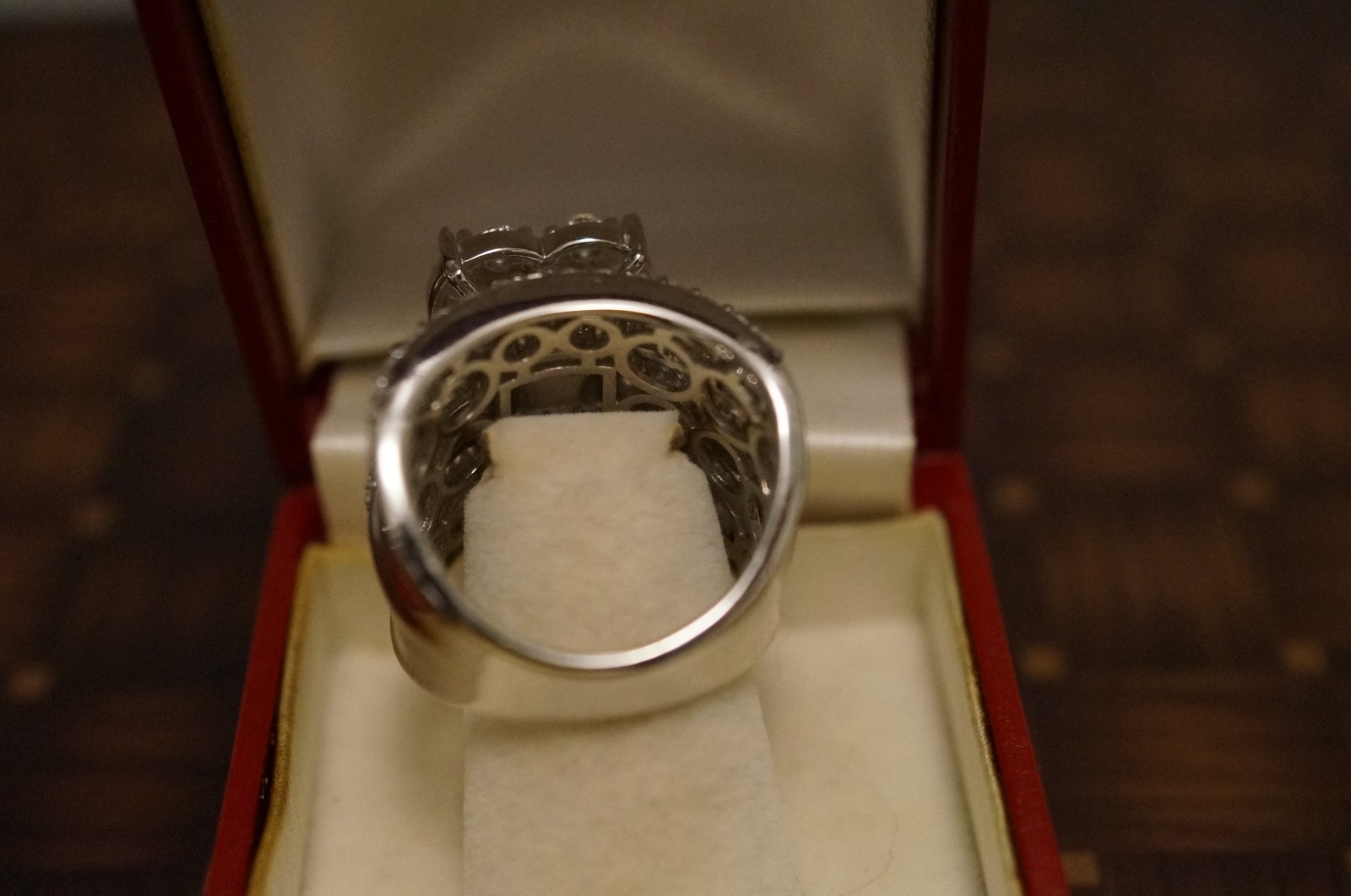 Bella Luce CZ Rhodium over Sterling Heart Ring 8.25ctw JTV BLN309 NWOT Size9