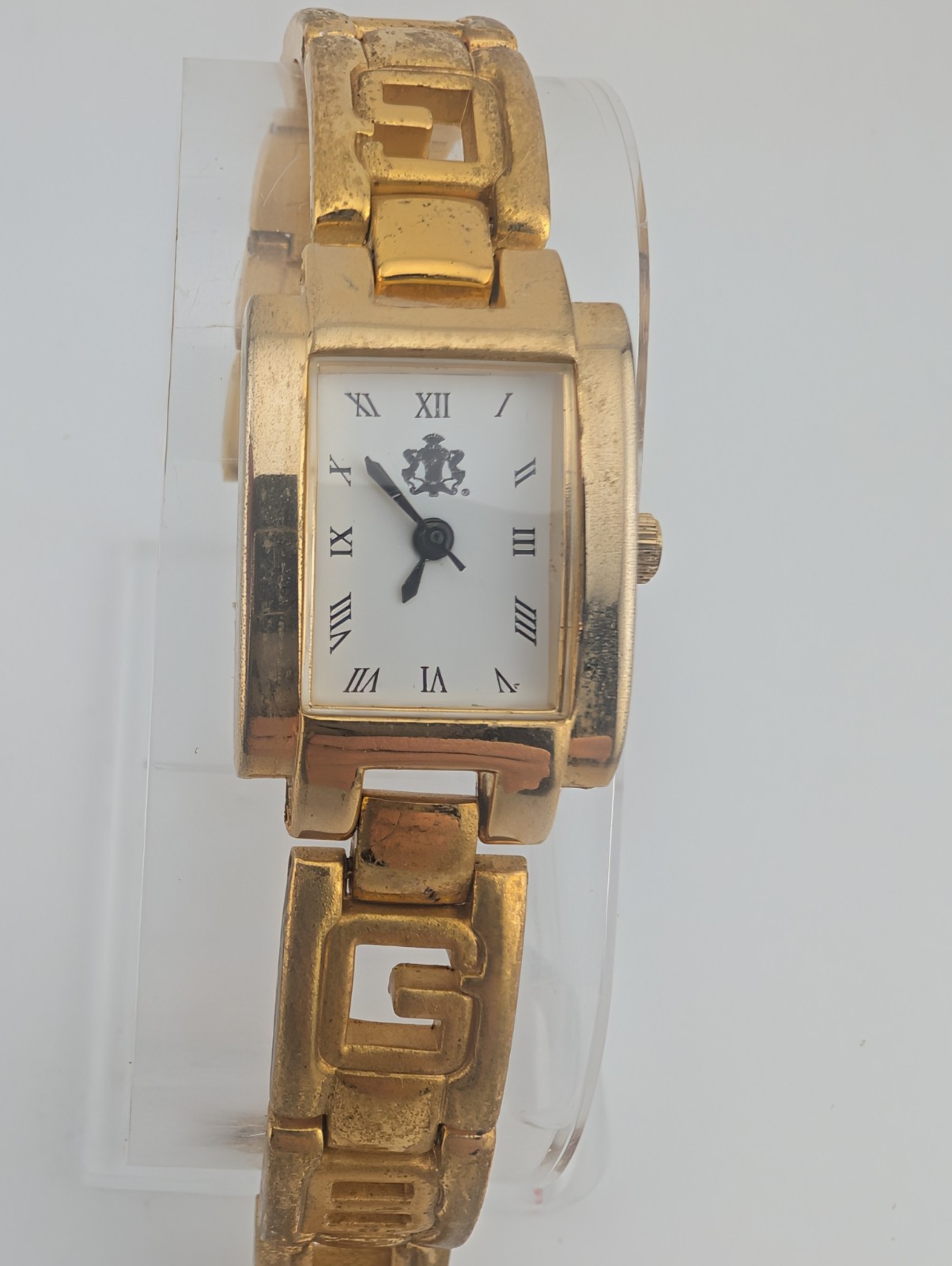 VTG Giorgio Beverly Hills Watch Women 19mm Case 7.5″ Band- New Battery