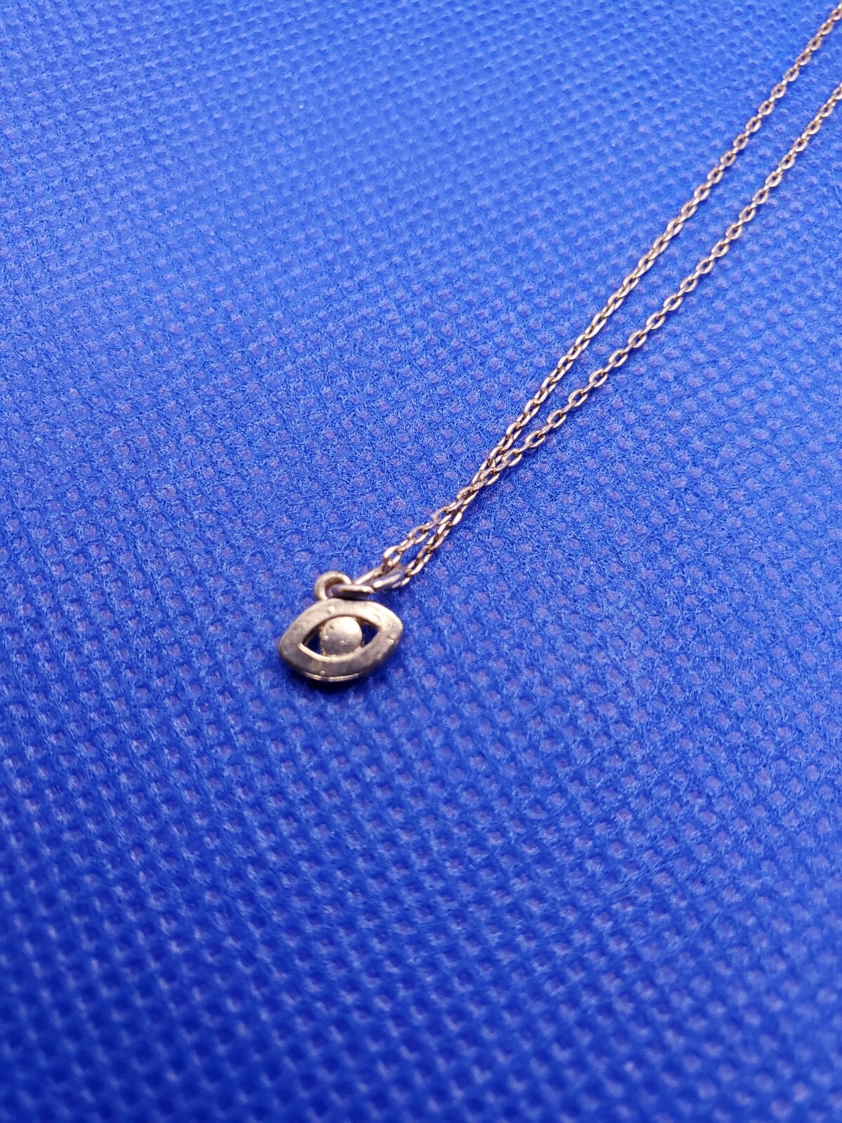 American Eagle Evil Eye Pendant with Rhinestone Good Luck & Protection Necklace