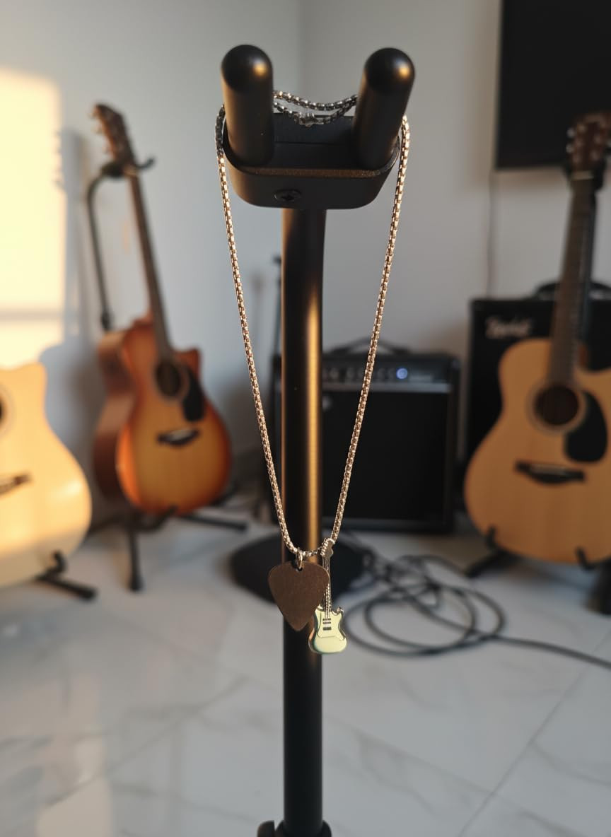 Guitar Pick Necklace for Men and Women – Music-Inspired Jewelry