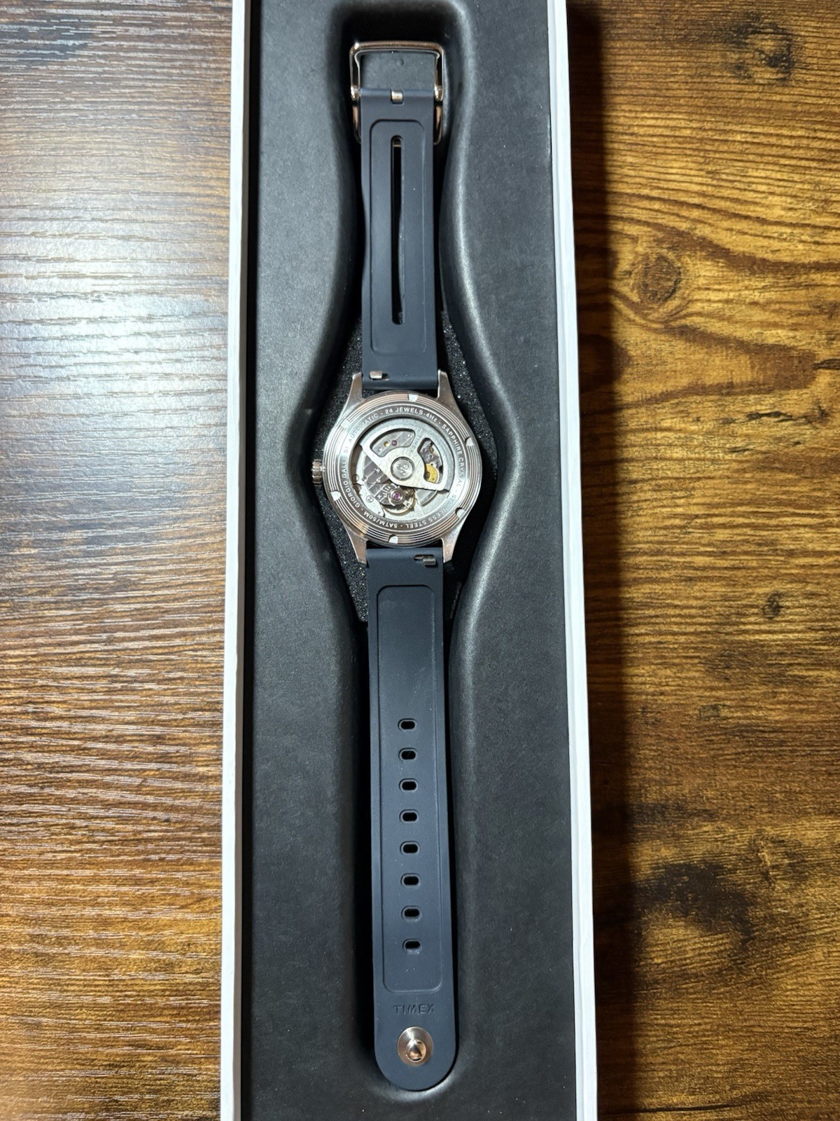 Timex Giorgio Galli S1 Automatic 38mm Atlantic Blue Sunburst Dial Mint Complete