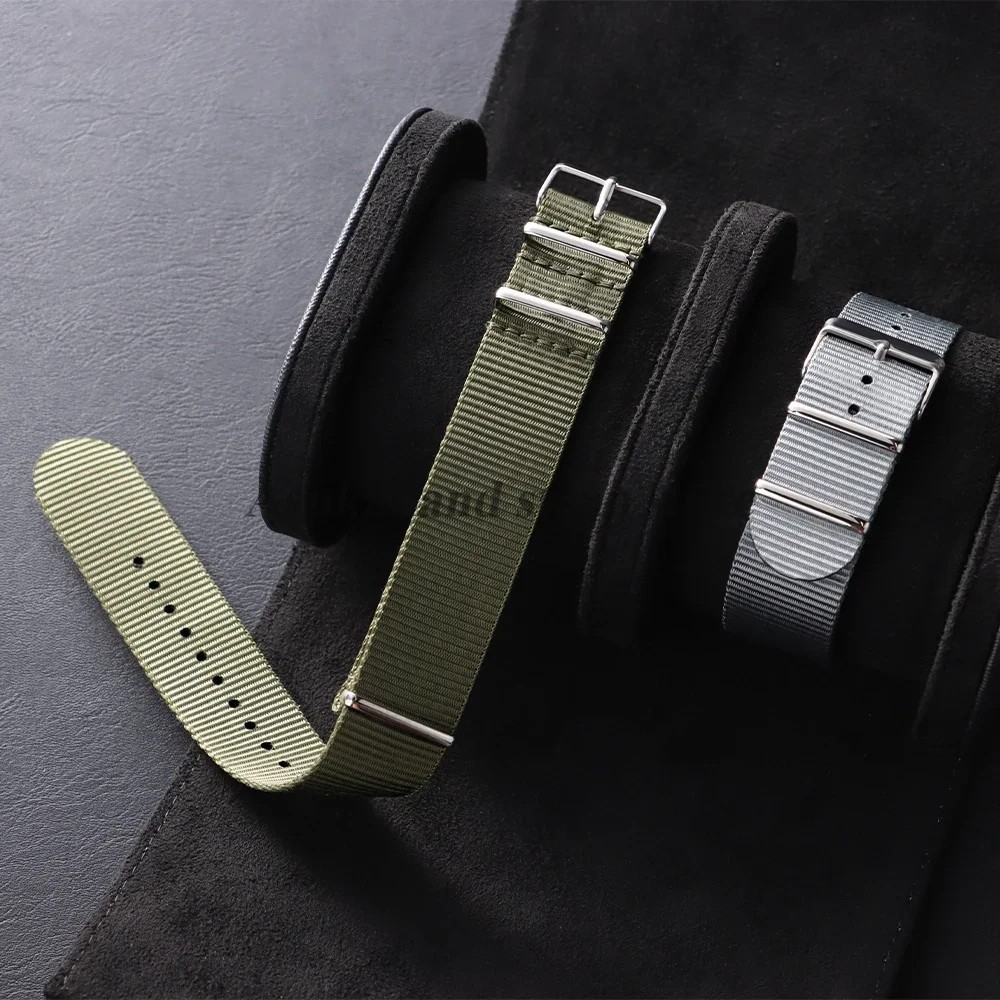 One-Piece Military Watch Straps 18/20/22mm Nylon Waterproof Ballistic Watch Band