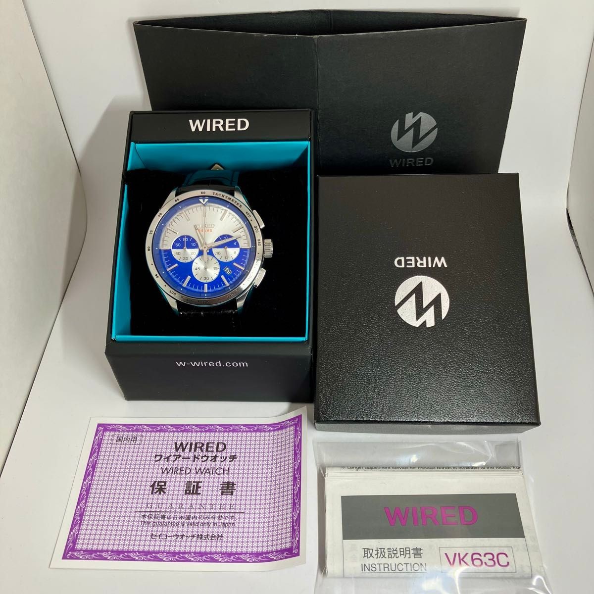 SEIKO WIRED VK63-K009 BEAMS Chronograph Quartz Limited Red Watch
