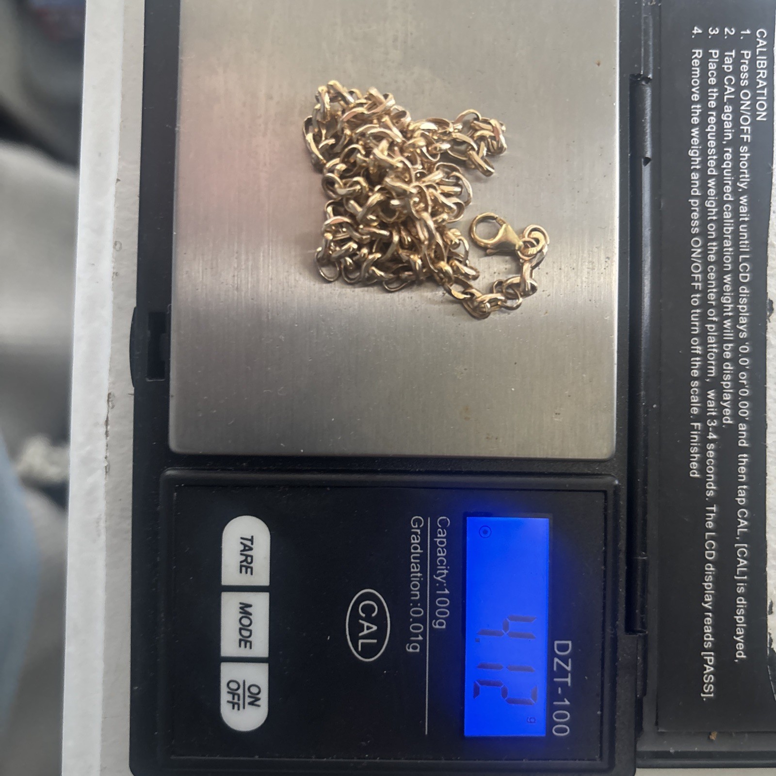 9ct Yellow Gold Oval Belcher Chain Width of 3.5mm 20” £399RRP