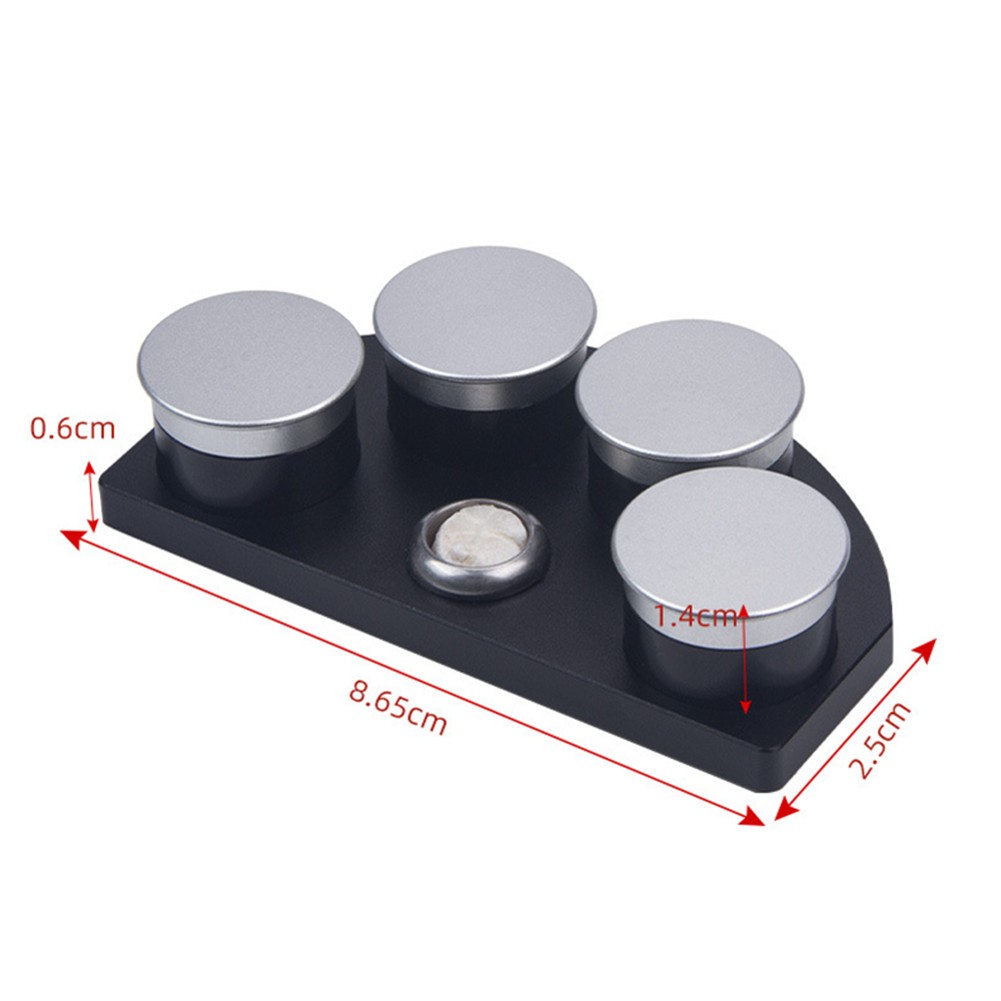4-Cup Alloy Watch Oiler Holder Stand Bracket Professional Watchmaker Repair Tool